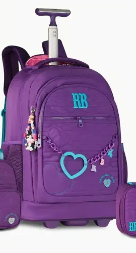 Mochila escolar feminina! 