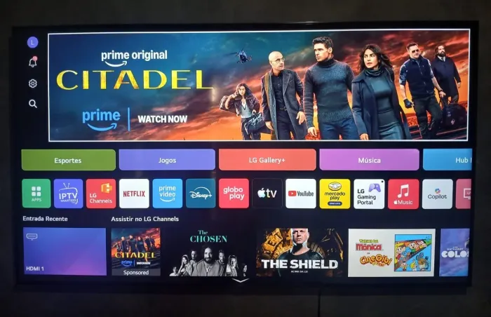 TV LG 75 Smart 4K Cinema - Gigante e Impecável 