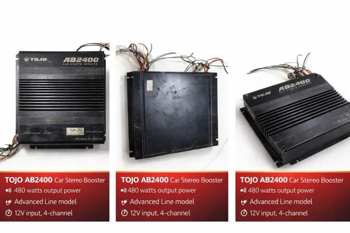 Módulo som 500W 4 canais TOJO