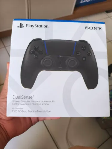 CONTROLE DUALSENSE PRETO LACRADO