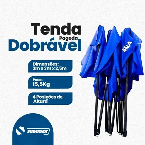 Tenda Gazebo Dobrável 