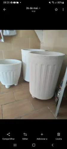 Vasos de cimento