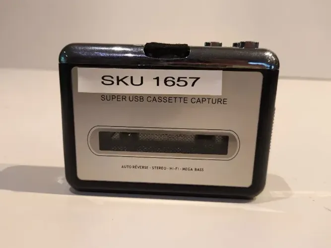Conversor de Fita Cassete K7 para MP3 Digital - Super USB Cassette Capture- USADO