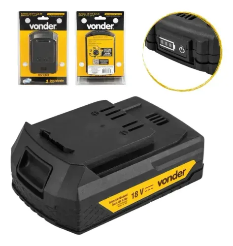 Bateria 18v 2.0ah Ibv1802 Linha Intercambiável Vonder