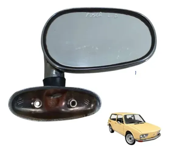 Retrovisor Externo Cromado Direito Vw Fusca Brasilia Variant