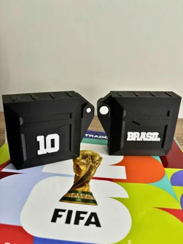 Caixinha de Figurinhas Copa do Mundo 2026 - Porta Figurinhas (Cabe no Bolso)