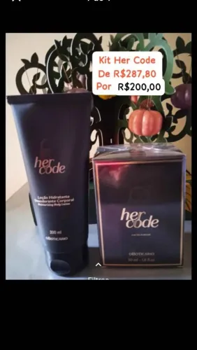 Kit o boticário her code