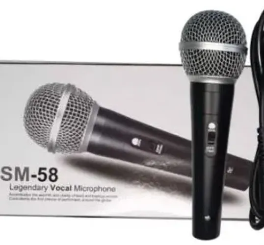 Microfone SM 58 profissional com fio//frete grátis