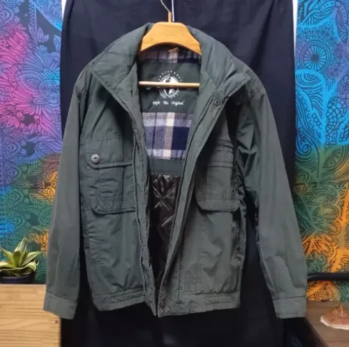 Jaqueta Parka Masculina Equipment Forrada Militar Vintage P