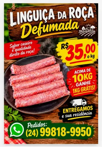 Linguiça defumada 