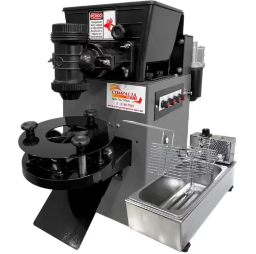 Máquina de Salgados Pop 4.0 + Fritadeira Elétrica Pop 3 Litros. 