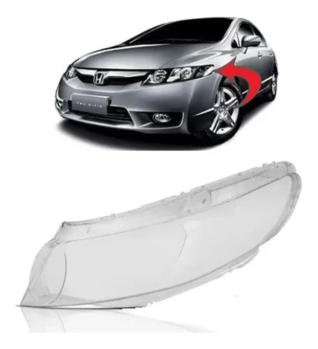 Lente Farol Civic 2007 a 2011 Esquerdo Serve Farol Importado