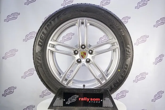 Rodas Porsche Macan Original Prata 5x112 - 19x8 E 19x9 (Com Pneus)
