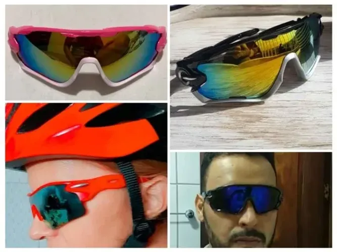 "Óculos de Alto Desempenho para Ciclismo e Motociclismo com Proteção UV 400"