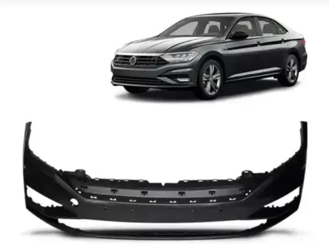 Parachoque Dianteiro Volkswagen Jetta 2019 - Preto Liso - TYG