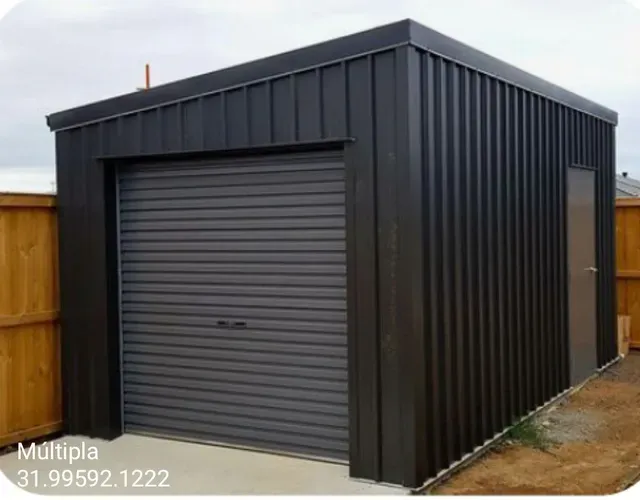 Container depósito modular Jardim galvanizado