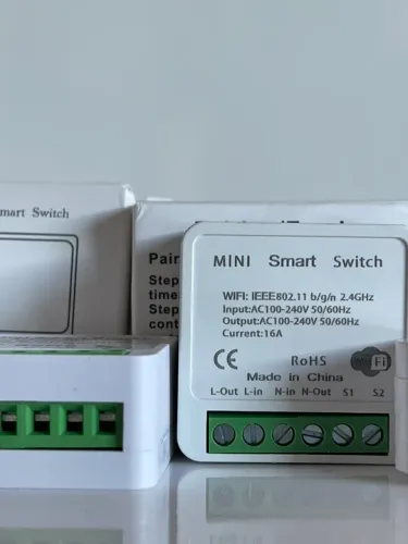 Interruptor inteligente Wi-Fi e 433MHz com controle remoto