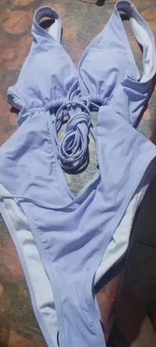 Biquíni feminino roxo