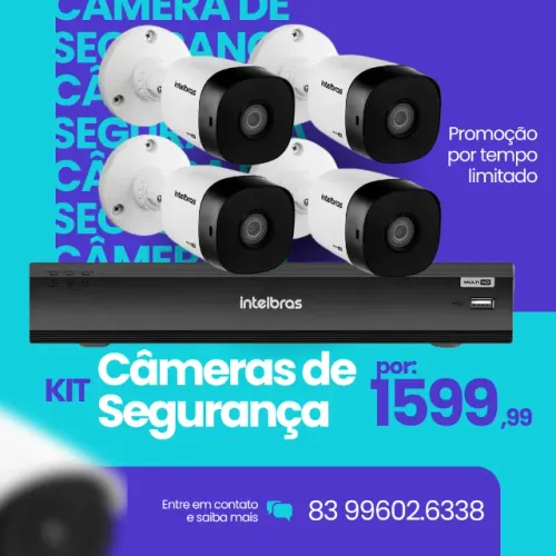 Cameras de Segurança - Kit Completo