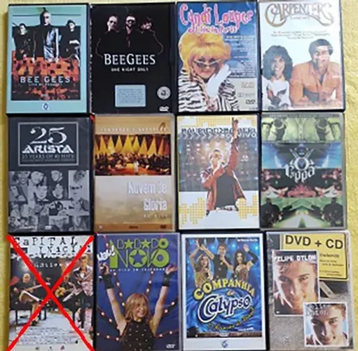 Dvd's originais - Shows e Filmes