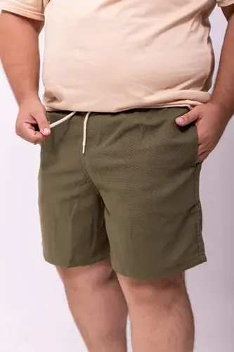 Shorts Linho Adulto Plus Size