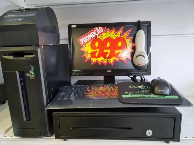 Kit PDV Completo por apenas 999,00 Dual Core com Garantia e NF Loja Eco Eletron