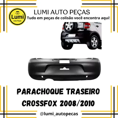 Parachoque Traseiro Crossfox 2008/2010 - NOVO 