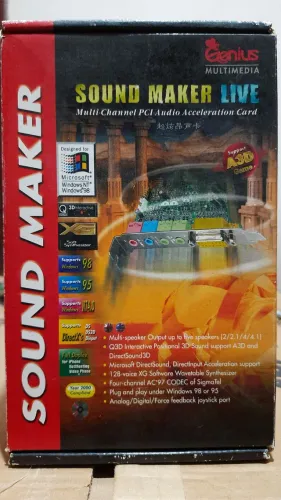 Placa de som maker live Genius