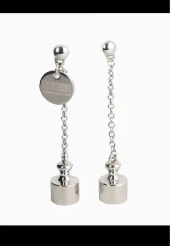 Brincos de argolas Moschino