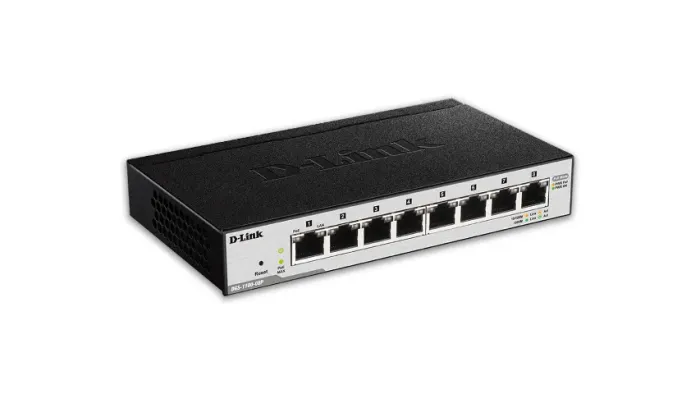 Switch 8-Port gerenciavel Gigabit PoE Smart Managed D-Link DGS-1100-08P