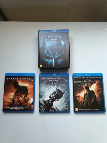 Blu Ray Batman O Cavaleiro Das Trevas - A Trilogia (3 discos) usado