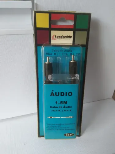 Cabo de Audio 1RCA/1RCA 1.5m - Novo