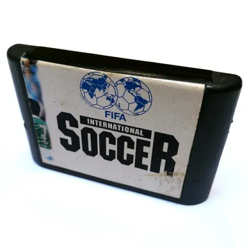 World Trophy Soccer - Cartucho de vídeo game para Sega Mega Drive - Funcionando!