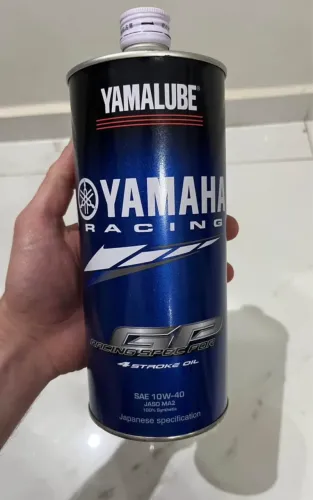 Óleo Yamalube Racing RS4GP 4 tempos 100% sintético SAE 10W-40 1 Litro