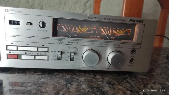 Tape Deck Polyvox 650D - Tela Adaptada