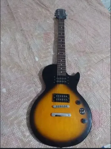 Guitarra les paul ephiphone special aceito pedais pedaleira