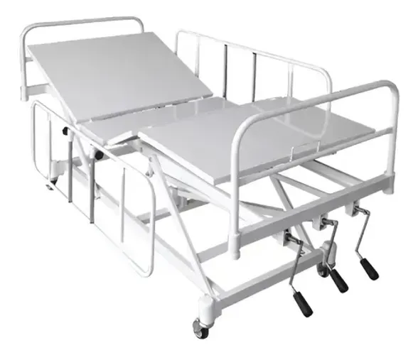 Cama Hospitalar 3 Manivelas + Colchão Novo (Pronta Entrega)