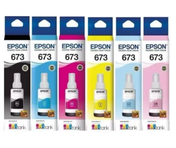 Tintas  Compatíveis Para Impressora Epson <br>L800 , L805 , L810 , L850 , L 1800