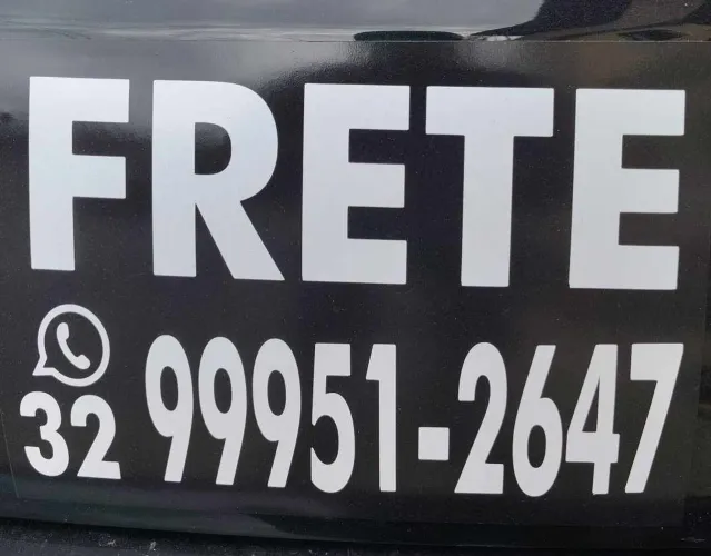 Frete toda JF e região Descarte 