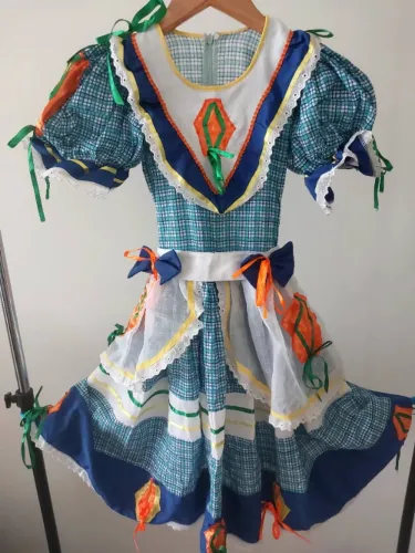 Vestido junino infantil 