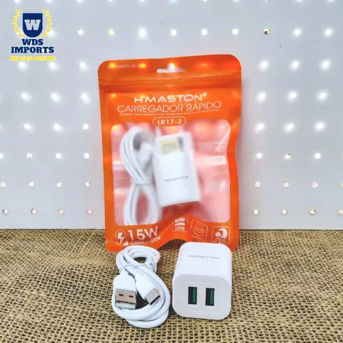 Carregador De Celular Rápido 15W Tipo C