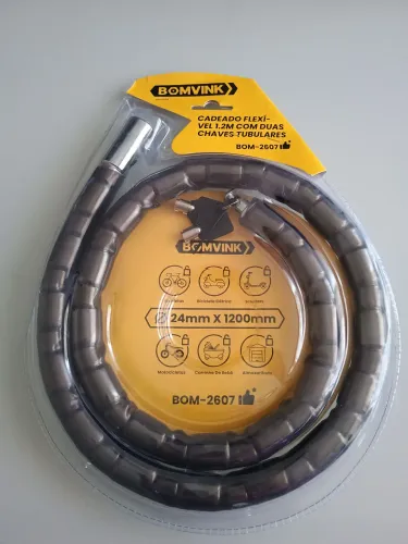 Corrente trava cadeado para moto 120Metros
