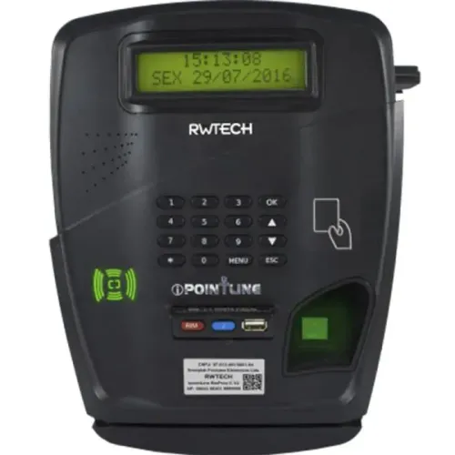 Relógio de Ponto Biométrico RWTECH PointLine v2