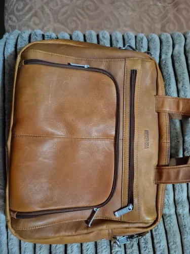 BOLSA DE COURO MASCULINA EM COURO LEGÍTIMO