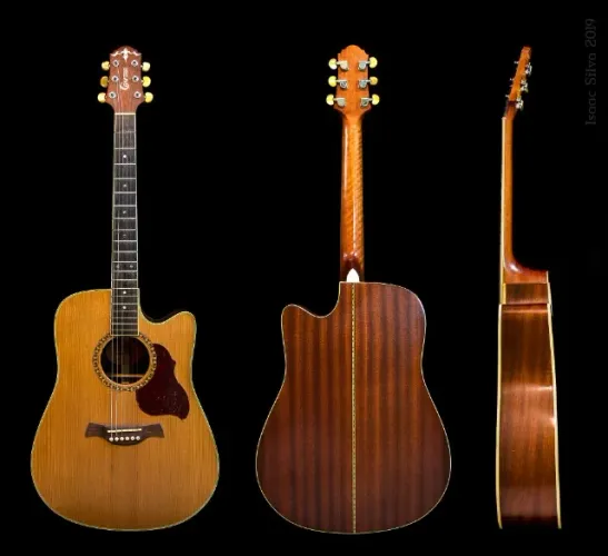 Violão Crafter De7 CE Sul-coreano original com LR Baggs