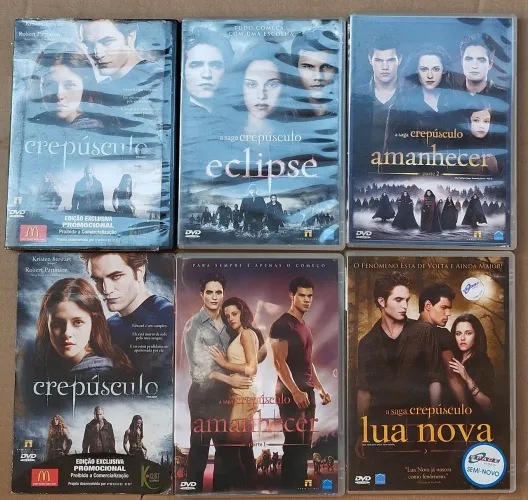 Coleção Crepúsculo - DVDs Originais