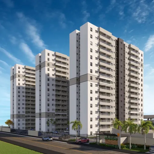 APARTAMENTO 55m² 2 QUARTOS 1 SUÍTE VARANDA GARAGEM INFRA VENDE PATAMARES