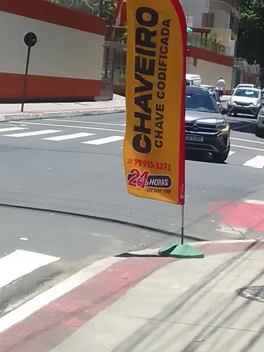 Wind banner chaveiro