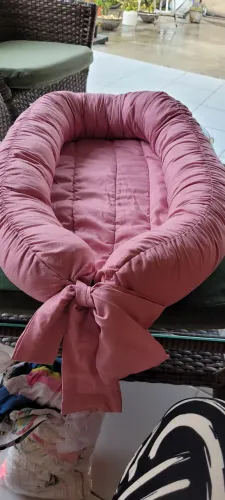 Ninho Redutor de Berço Rosa Bebê