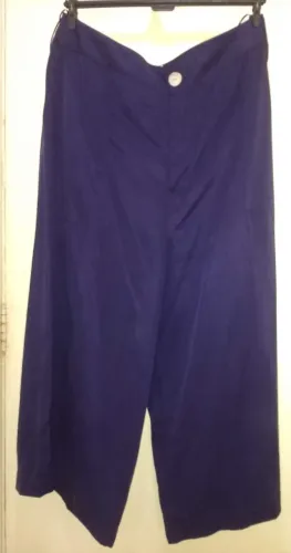 Calça azul alfaiataria nova medio